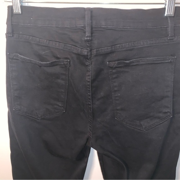 Frame Le High Skinny Black High Rise Jeans Ankle 30 - Picture 5 of 8